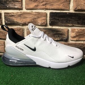 Nike Air Max 270 White Golf Shoes, Size 13 BNIB CK6483-102
